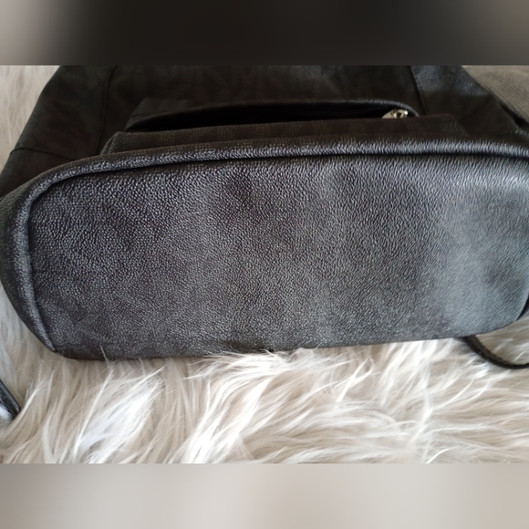 Michael Kors Black Logo-Print Backpack NWOT! - Picture 12 of 12